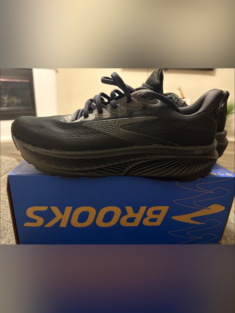 Brooks Black and Gray Athletic Running Shoes